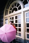 An umbrella man