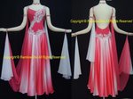 fading multi-pink satin
