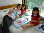 New Mom, Valerie, Kaitey & Vanessa.