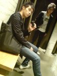 Lap w/his fd~ Being a model?