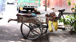 Sleeping in the street