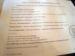 
Brunch menu