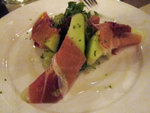Parma ham with melon