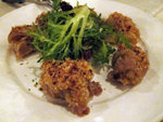 Deep fried pigs' knuckles