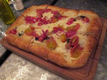 Flatbread - cherry tomato, mozzarella, garlic