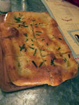 Flatbread - rosemary, sea salt, garlic oil