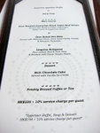 
Set lunch menu