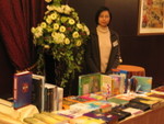 Sharon & display table