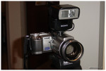 
F707 with Flash Unit on