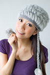 KnittedCapPurple