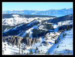 overlooking lake tahoe from squaw valley