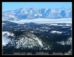 taken from one of the peaks at mammoth mountain