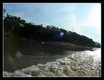 while cruising on amazon river