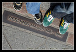 the markings of the former berlin wall