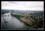 houses of parliament from london eye