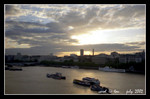 sunset across from oxo tower