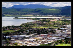 overview of rotorua from mount ngongotha lookout