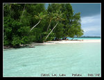 packed lunch at Ngemelis Island - the MOST beautiful beach i've EVER seen!!! & 2008 was the first year they opened this island to the public