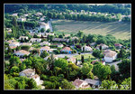 overlooking the city of forcalquier from citadelle