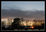 sunset around Eslöv area