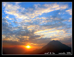 lantau peak during sunset