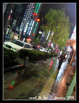 rainy ginza @ night