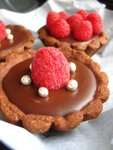 20060214 raspberries choco tart