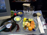 
Upgrade了到Business class - 前菜