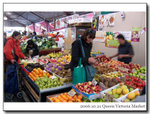 
Fruit stalls at Queen Victoria Market.. things aren't cheap at all... AUD15 a kg banana?!
