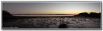[Pano] Sunset at the beachside near the Bed & Breakfast that we stayed