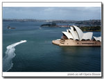

Sun shining through the cloud on Opera House