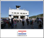 Getting off the ferry at Vis Island