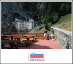 Predjama Castle, from the picnic area