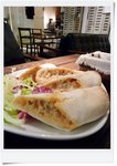 Kimchi chicken with Tortillas roll $48: 微辣的泡菜加上醬汁雞肉，香口醒胃。皮層微烤，不是脆脆那類。