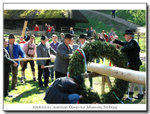 Getting the maypole ready