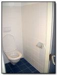 The toilet in another compartment