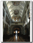 The inside of St. Peter's Abbey. Anna Maria Mozart was buried at the cemetery here.