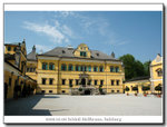 The front view of Schloss Hellbrunn