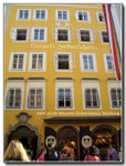 The front view of Mozart's birthplace