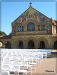 main quad with church