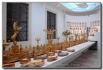 
A long set of dinnerware.