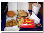 Our first meal in Austria - McDonalds. The  cheese and broccoli ball is pretty good.