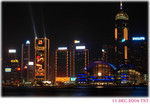 Night scene of Victoria Harbour from TST