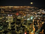CN Tower, Toronto Night View