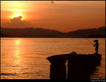 Fisherman at Fishing
