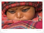 Black eyes ----- to protect the child from evil spirits
