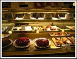 A wide selection of cakes at the food hall of KaDeWe.