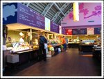 the self-service food hall