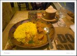 curry rice + okinawa coffee. quite tasty