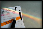 A rainbow sent me a welcome message.